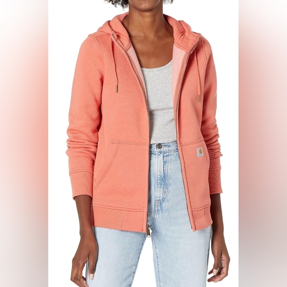 Carhartt Tops - Carhartt Wmn's Relaxed Fit Midweight Full-Zip Sweatshirt Size L NWOT MSRP $59.99